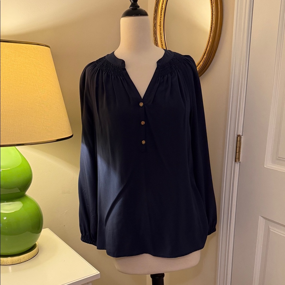 Elegant Navy Women's Top